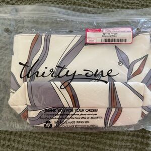 Thirty-One White and Purple Travel Bag